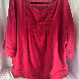 Polo by Ralph Lauren Tunic Skirt in Classic Red